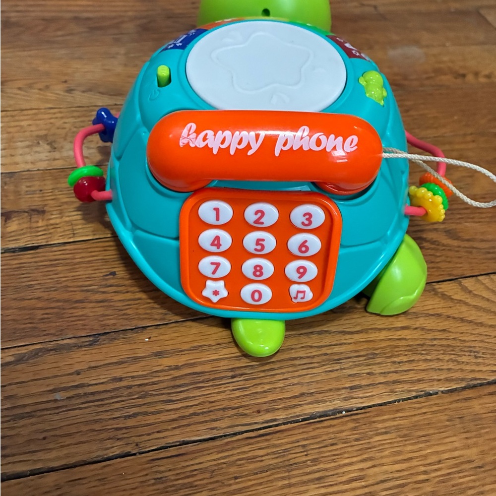 Colorful Turtle Pull Toy - Picture 2 of 2